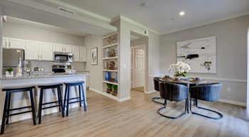 Kitchen and dining room at Limestone Ranch, Lewisville